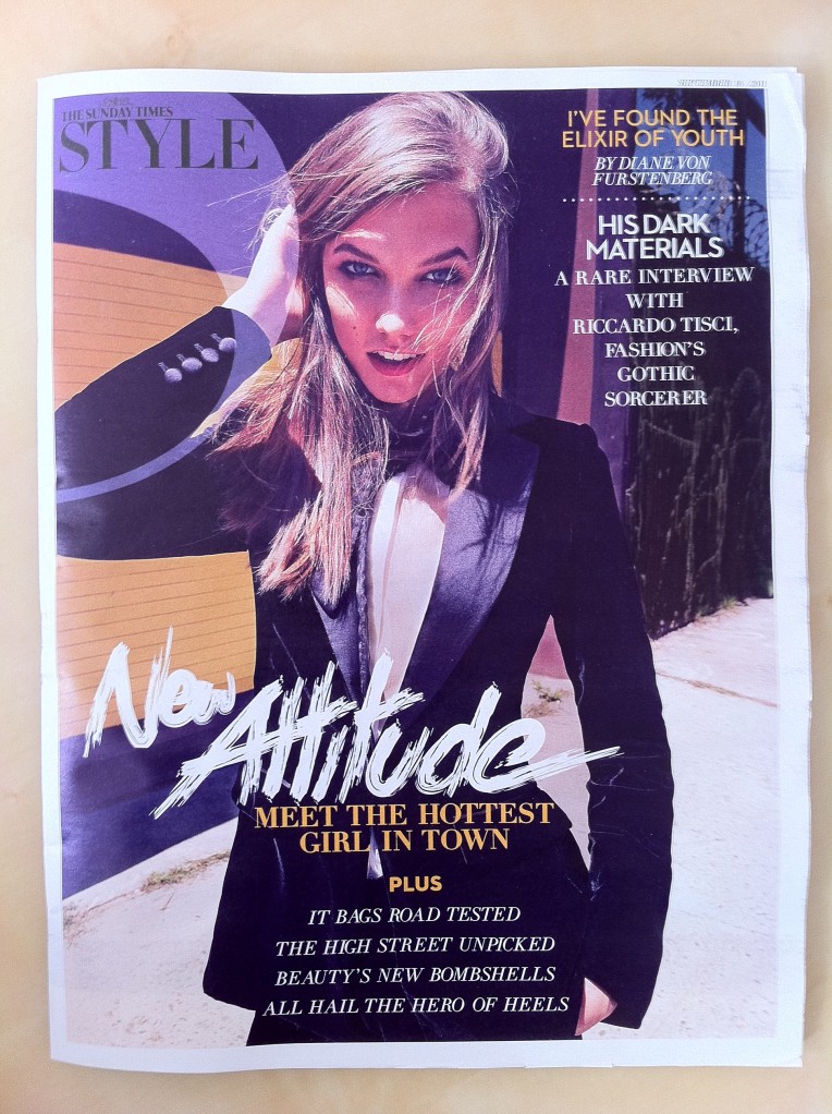  Style with The Sunday Times featuring the beautiful Miss Karlie Kloss 